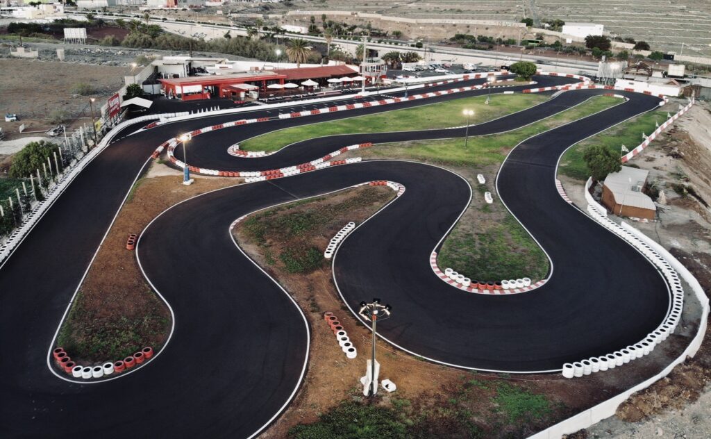 Vistas aéreas Karting Cardedeu