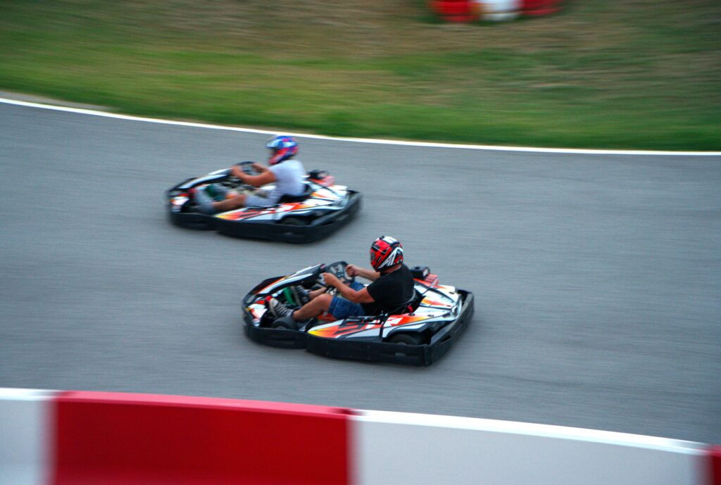 Carrera de karts en Karting Cardedeu